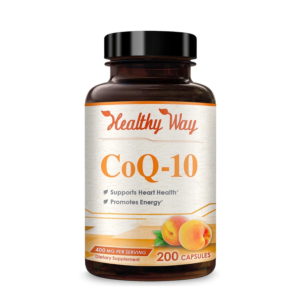 Υγιής Τρόπος CoQ10 400mg 200 Καψάκια Γρήγορη Απορρόφηση - Μη ΓΤΟ
