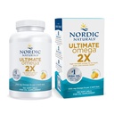 Σκανδιναβικά φυσικά Ultimate Omega 2X, Lemon Flavor - 180 μαλακά γέλη - 2150 mg Omega-3 - Ιχθυέλαιο υψηλής ισχύος με EPA & DHA - Προάγει την υγεία του εγκεφάλου και της καρδιάς - Μη-GMO - 90 εξυπηρετούν