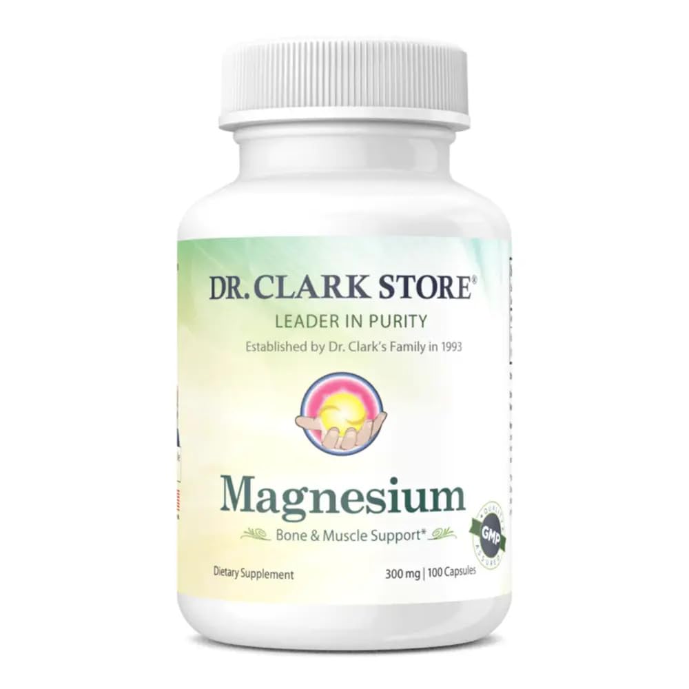 Clark Συμπληρώματα Οξειδίων Μαγνησίου, 300mg, 100 Καψάκια Ζελατίνης