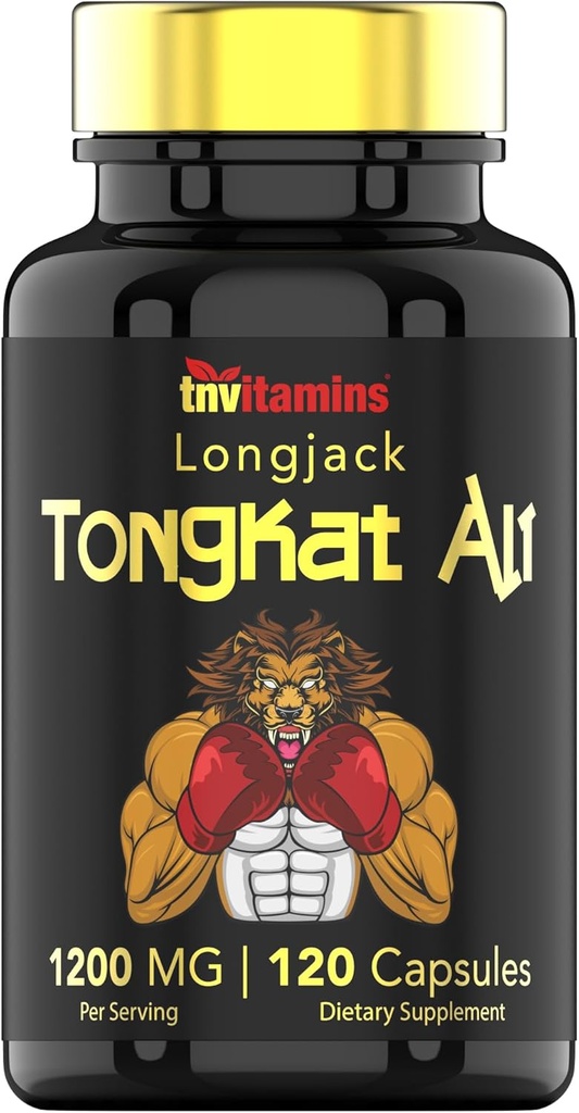 Tongkat Ali για άνδρες: 1200 mg x 120 κάψουλες 