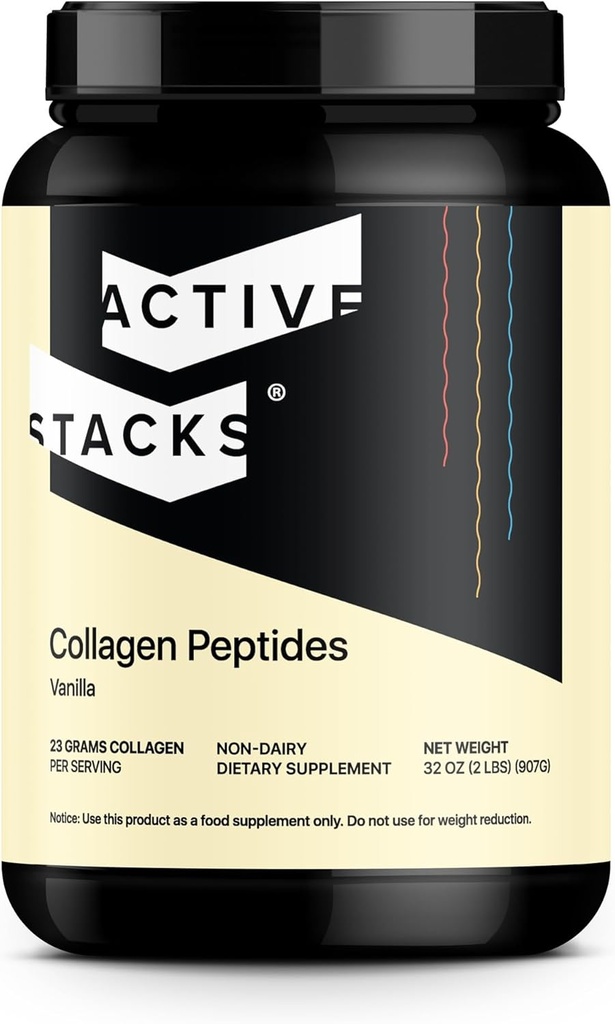 Collagen Peptides Protein Powder, Vanilla - Υποστηρίζει υγιή μαλλιά, δέρμα, οστά και αρθρώσεις για άνδρες και γυναίκες - Easy-to-Mix Type 1 & 3 Hydrolyzed Collagen from Grass-Fed Beef, 2 Λίρες