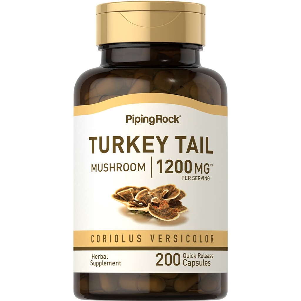 Piping Rock Turkey Κάψουλες Mushroom ουράς 1200mg 