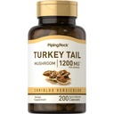Piping Rock Turkey Tail Mushroom Capsules | 200 Pills | Coriolus Versicolor | Herbal Extract Supplement for Men and Women | Non-GMO, Gluten Free