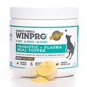 Σκύλος WINPRO Probiotic Σκόνη Γεύμα Τόπερ, Spray Αποξηραμένο πλάσμα με Πρεβιοτικά και Προβιοτικά για Digestive Υποστήριξη και Ουλές Υγεία για Σκύλους, Όλα Φυλή, Ηλικίες, και Μεγέθη, 60 Scoops, Made in USA