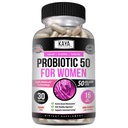 Kaya Naturals Probiotic 50 Δισεκατομμύρια CFU - Προβιοτικά για τις γυναίκες, Προβιοτικά για τους άνδρες και τους ενήλικες, Φυσικό - Gut Υγεία & ανοσοποιητικό συμπλήρωμα υποστήριξης - Παρέχει Digestive Υποστήριξη - 30 κάψουλες λαχανικών