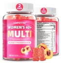Multivitamin for Women Gummies for 40+ with Omega-3, Niacinamide, B-Complex, Lutein, Iron, Choline, Phosphatidylserine, Vitamin D3 for Skin, Hair, Energy, Immune, Bone - Vegan, Sugar Free, 120Cts