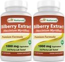 Best Naturals Bilberry 1000 Mg 90 Κάψουλες (90 Count (Pack of 2))