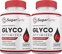 SugarSync Glyco Optimizer Κάψουλες, Χάπια SugarSync, Συμπλήρωμα για Άνδρες και Γυναίκες Βιταμίνες (2 Συσκευασία)