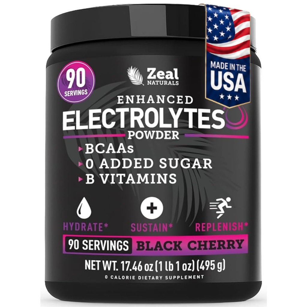 Zeal Naturals Ηλεκτρολυτικό ποτό αποκατάστασης σκόνης (90 σερβίρει 