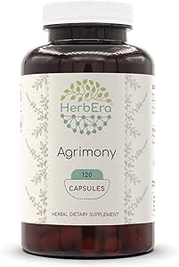 HerbEra Agrimony 120 Κάψουλες, 400 mg, Agrimony (Agrimonia Eupatoria) Αποξηραμένα Βότανα (120 Κάψουλες)