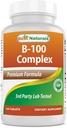 Best Naturals B- 100 Complex για ενήλικες, 120 δισκία