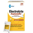 Globe Electrolyte Replacement Tablets for Rapid Hydration & Exercise Recovery (500 Tablets, 250 Packets of 2) for Athletes, Πεζοπορία & Αθλητισμός, Travel Packets with Key Nutrients for Optimal Endurance