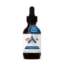 Ayush Herbs Ashwagandha Drops for Kids & Adults - Alcohol-Free Ashwagandha Drops, Calming Daily Supplement for Calm Focus with Organic Ashwagandha, Lemon Flavor - 2 Fl Oz (80 Servings)