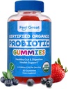 Νιώστε τη μεγάλη USDA Probiotic Gummies για ενήλικες και παιδιά - 2.5 δισεκατομμύρια CFU (30 ημέρα) 