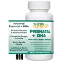SHIFAA NUTRITION halal Προγεννητικές βιταμίνες με DHA και Φολικό οξύ 