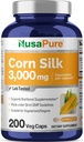NusaPure Corn Silk Extract 3.000 mg ανά Caps - 200 Veggie Caps (100% χορτοφάγοι, μη ΓΤΟ, Extract 20:1, Vegan)