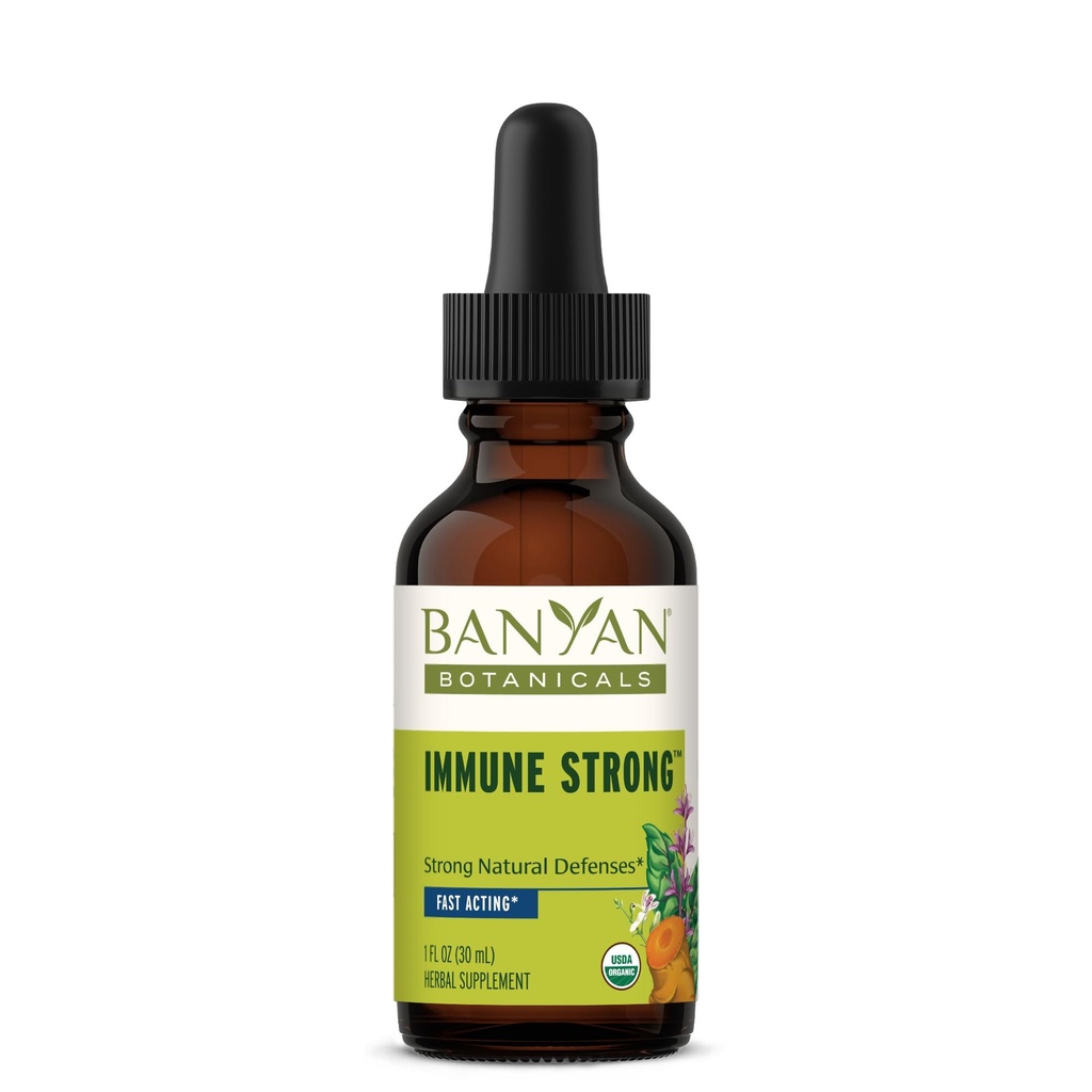 Banyan Botanicals ImmuneTM Strong Liquid Extract - Υποστηρίζει ένα υγιές ανοσοποιητικό σύστημα* - Με Βιώσιμη προέλευση, Certified Organic, Fairly Trading