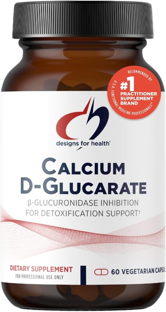 Σχέδια για την υγεία Ασβέστιο D-Glucarate - 1200mg CDG για την υποστήριξη του ήπατος - Αποτοξίνωση + Υγιεινή ορμόνη Μεταβολισμός Συμπλήρωμα υποστήριξης για άνδρες + γυναίκες - Μη-ΓΤΟ, Χωρίς σόγια (60 κάψουλες)