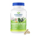 Ridgecrest Herbals EssentialEyes, Natural Eye Vitamin Supplements, Περιέχει Λουτεΐνη, Ζεαξανθίνη, Bilberry Extract, Υποστηρίζει την υγεία των ματιών και της όρασης (120 Vegan Caps, 30 Serv)