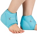 Comfytemp Παγωτό Πακέτο Pack Ankle για Οίδημα, Φυτική Φασίτιδα, Ανακουφισμός Πόνου Πόνου Πόνου, Επιλέξιμες FSA, Πακέτα Gel για Τραυματισμούς Επαναχρησιμοποιήσιμες, Καυτή Ψυχρή Συμπίεση για Αχίλλειος Τενοντίτιδα, Στραγγίζοντας Ανακτήρες, Δώρο, 2 PC