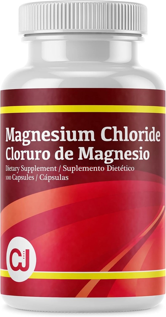 Χλωριούχο μαγνήσιο - Cloruro de Magnesio, 100 κάψουλες, Ουσιαστικό συμπλήρωμα ορυκτών, Χαλάρωση