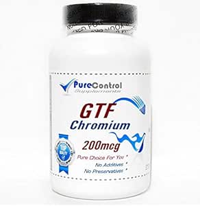 GTF Chromium 200mcg // 200 Capsules // Pure // by PureControl Supplements