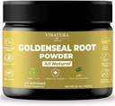 Goldenseal Root Powder - 4 oz, 113 εξυπηρετεί *USA Made & Tested* καθαρό φυσικό Goldenseal Root Powder Συμπλήρωμα