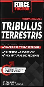 Δύναμη Παράγοντας Tribulus Terrestris για τους άνδρες, Testosterone Booster και αρσενικό συμπλήρωμα ζωτικότητας, Tribulus εκχύλισμα και φυσικά συστατικά για την ανώτερη απορρόφηση, θεμελιώδη σειρά, 1000mg, 60 κάψουλες