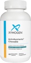 XYMOGEN Παιδικά ActivNutrients Chewable - Mixed Berry Multivitamin for Kids - Multi Vitamin Multimineral for Wellness + Immune Support - Chelated Minerals + B Vitamins with Folate (60 Tablets)