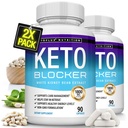 Toplux Keto Blocker Χάπια λευκό εκχύλισμα νεφρών - 1800 mg Φυσική Κέτωση, Υποστήριξη Keto Diet, για άνδρες γυναίκες, 90 κάψουλες, συμπλήρωμα