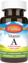 Carlson - Βιταμίνη A, 15000 IU Παλμιτική (4500 mcg RAE), Υγεία Οράματος, Υγιεινό Δέρμα, 120 Softgels
