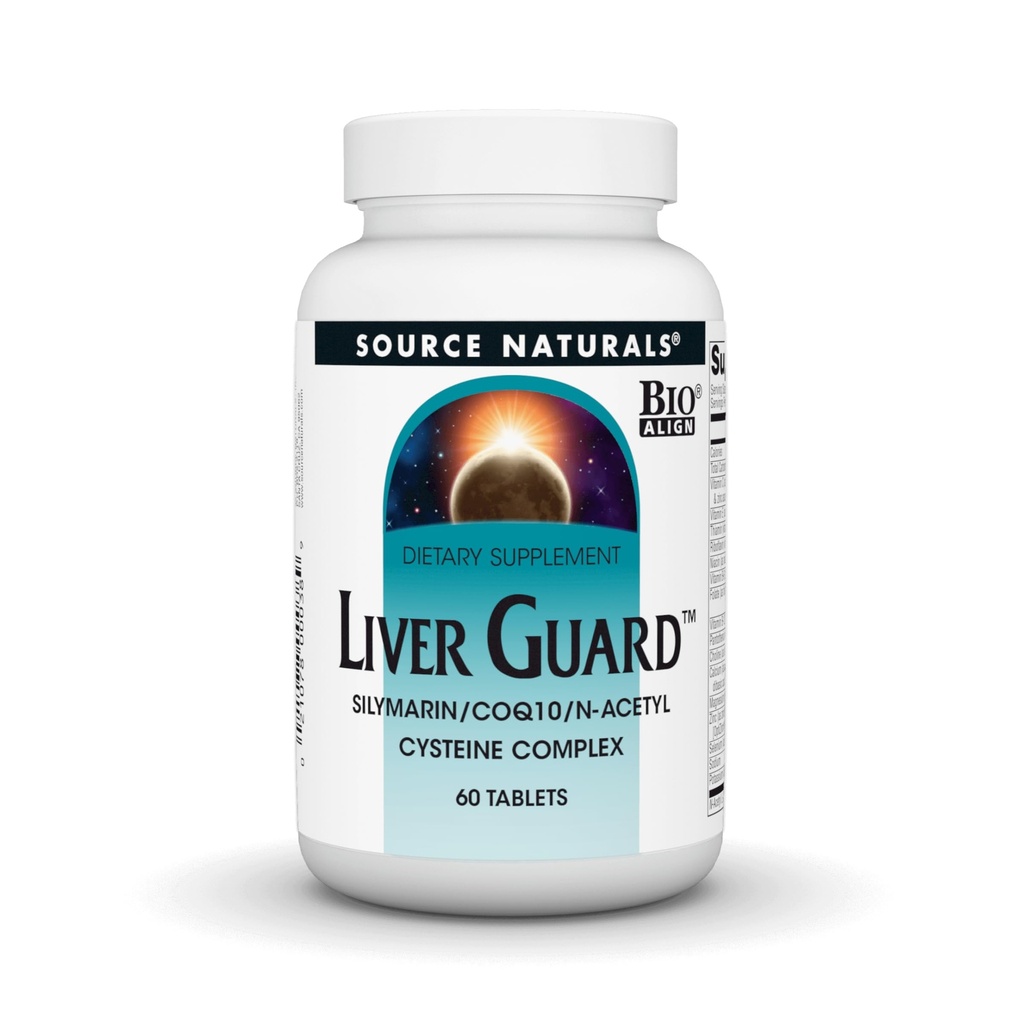 Source Naturals Liver Guard - Silymarin, CoQ10, N- Acetyl Cysteine Complex - 60 δισκία