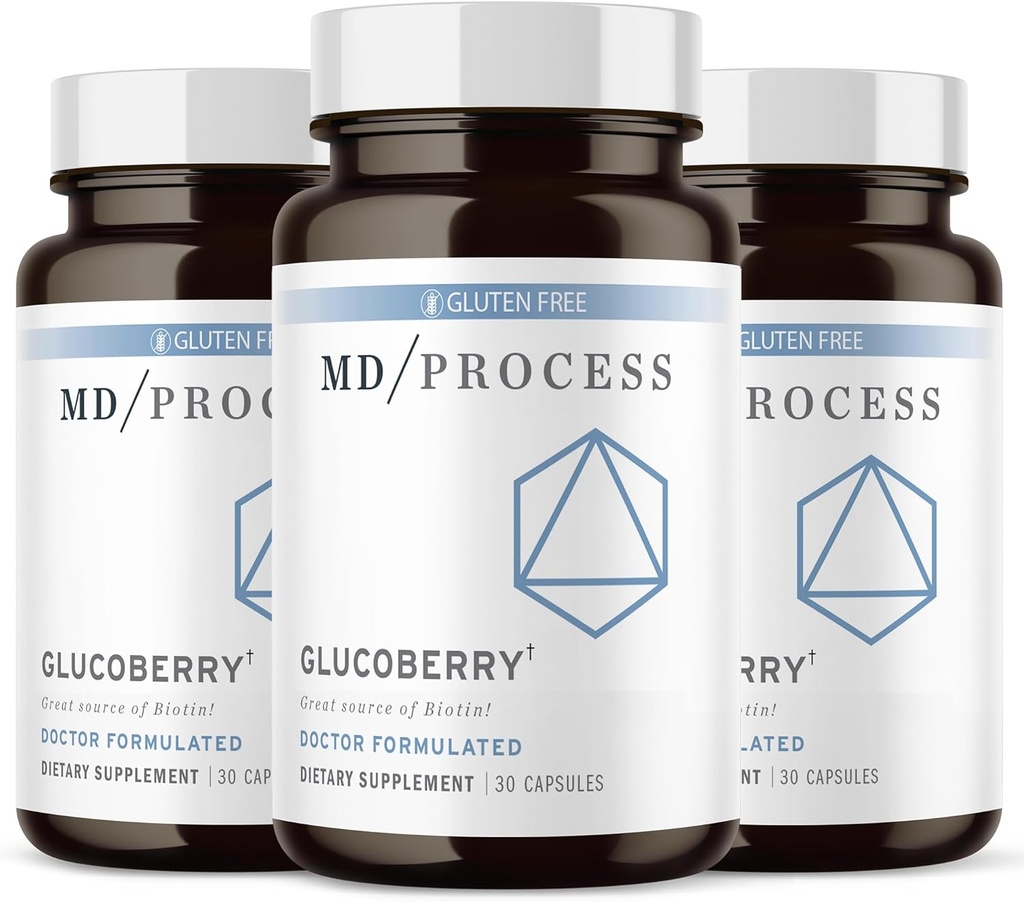GlucoBerry Maqui Berry Extract με Chromium Picolinate για την υποστήριξη της υγείας του αίματος - με βιοτίνη και Gymnema Sylvestre - Γιατρός Formulated - 30 κάψουλες, 3 συσκευασίες