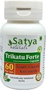 Trikatu Forte Capsules 500 mg. 60 Veg. Capsule | Trikatu (Pippali, Kali Mirch, Sonth) Extract Capsules for Men and Women | Ayurvedic Herbal Supplement/Remedies | 10:1 Forte (1 Bottle of 60 Capsules)