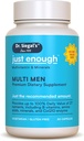 Dr. Siegal's Just Enough Multivitamins for Men - 60 Capses - 60 Servings Vegetarian Multivitamin for Men Caps - Men's Daily Multivitamin - Mens Multivitamins & Multi Minerals Supplement