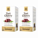 Solgar Tart Cherry 1000 mg, 90 κάψουλες λαχανικών (Pack of 2) - Αντιοξειδωτικό με Quercetin, Χλωρογόνο Οξύ & Ανθοκυανίνες Ενώσεις - Μη-ΓΤΟ, Vegan, Χωρίς γλουτένη, Χωρίς γαλακτοκομικά - 180 Σύνολο Σερβιέτες