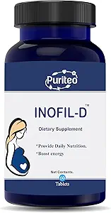 Inofil-D Energy Boost Tablets for Women, Gluten-Free, Vegetarian - (60 Tablets, Pack of 1)