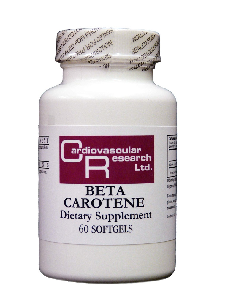 Καρδιαγγειακή έρευνα Beta Carotene 3.000 mcg 60 softgels
