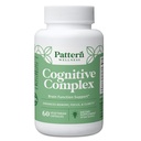 Pattern Wellness Cognitive Complex Supplement – Υποστηρίζει τη μνήμη, την εστίαση, τη διανοητική καθαρότητα, και την υγεία του εγκεφάλου – Mane του Λέοντος, Bacopa, Β Βιταμίνες – 60 κάψουλες χορτοφάγων