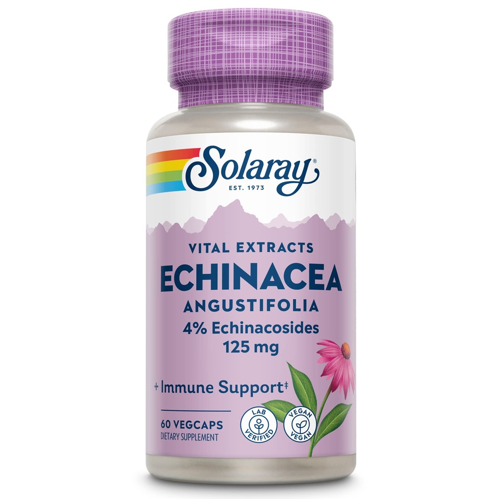 SOLARAY Echinacea Angustifolia Root Extract 125 mg 
