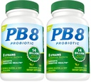 Διατροφή τώρα PB 8 Probiotic Acidophilus για τη ζωή * χορτοφαγικό συμπλήρωμα διατροφής για άνδρες και γυναίκες, 120 κόμης (πακέτο του 2)