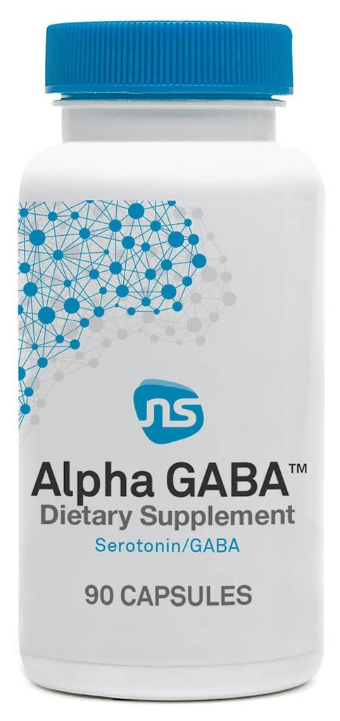 Neuroscience Alpha GABA Supplements - Mood Support Capsules with GABA & L-Theanine - Calming Supplements for Adults for Day or Night Anxiousness (90 ct)
