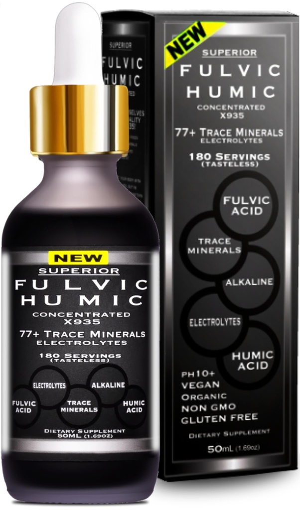 Trace Mineral Drops with Electrolytes - 77 Trace Minerals - 180 Servings- Restore Electrolytes, Βελτιώστε την Υγεία των Ούλων, Επισκευή με Λεπτά Όσπρια - Φυτικά Ιωνικά Ορυκτά από Fulvic & Humic Acid