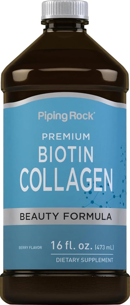 Piping Rock Liquid Collagen and Biotin 16 fl oz 