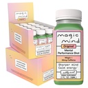 Magic Mind Focus Energy Drink Shots - Δεν Jitters, Άγχος Ανακουφίζει, Ashwagandha, Λειτουργικά Μανιτάρια, Μάτσα Πράσινο Τσάι, Βιταμίνη B12, Βιταμίνη C - 2 FL Oz (30 Pack)