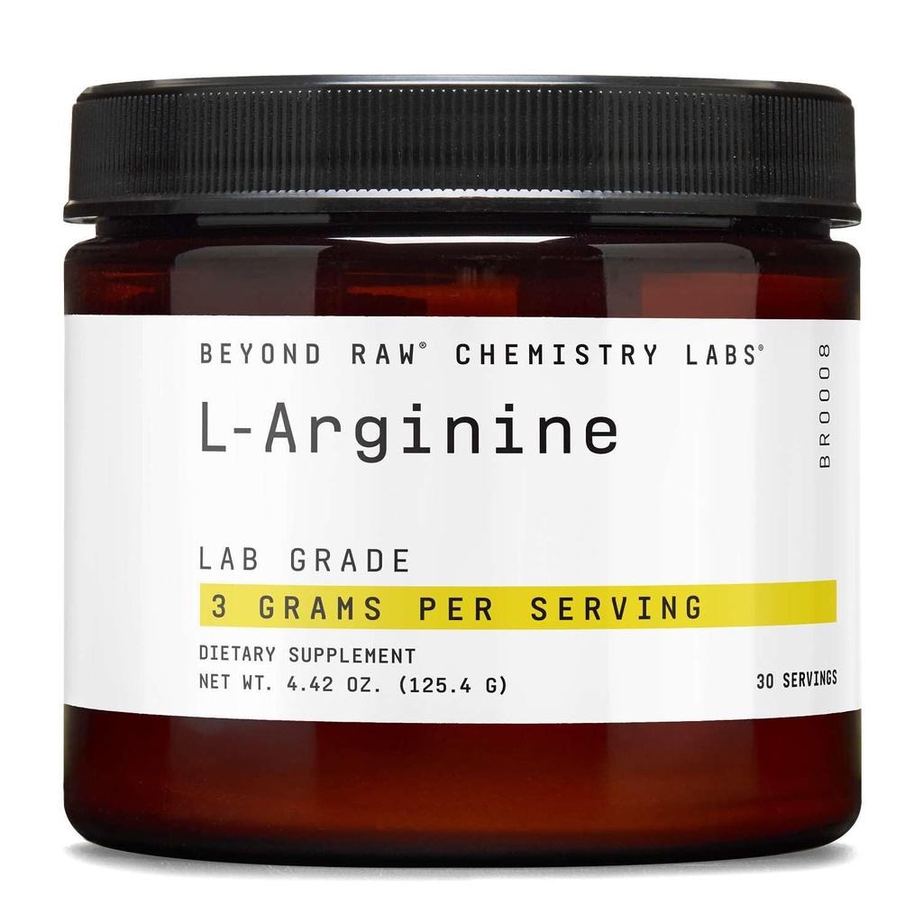 BEYOND RAW Εργαστήρια Χημείας L-αργινίνη σκόνη, Καύσιμα Άσκηση και υποστηρίζει την ανάκτηση, 30 εξυπηρετήσεις