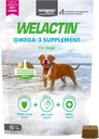 Nutramax Welactin Omega 3 Fish Oil for Dogs, Skin and Coat Health Supplement, Plus ανοσοποιητικό και γενική υγεία, Premium Omega 3 λιπαρά οξέα, πολυβιταμίνη για σκύλους, μαλακό μάσημα, 60 Count