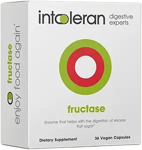 Ιντελεράν Fructase Digestive Enzymes - 36 Κάψουλες 