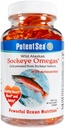 Wild Alaskan Sockeye Omegas Salmon Fish Oil Supplement, Omega-3 EPA and DHA, Easy Digestion, Cold Pressed, 90 Softgel