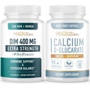 Συμπλήρωμα D-Glucarate ασβεστίου & 400mg DIM για την ενισχυμένη Ορμόνη των Οιστρογόνων Ισορροπία 